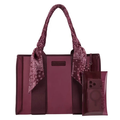 Jelly Mulberry Twilly Tote Bag