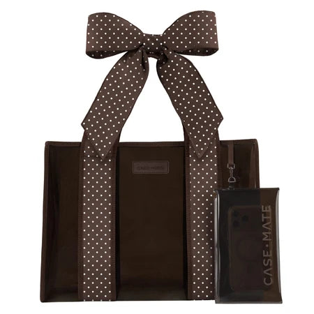 Jelly Expresso Polka Dot Bow Tote Bag