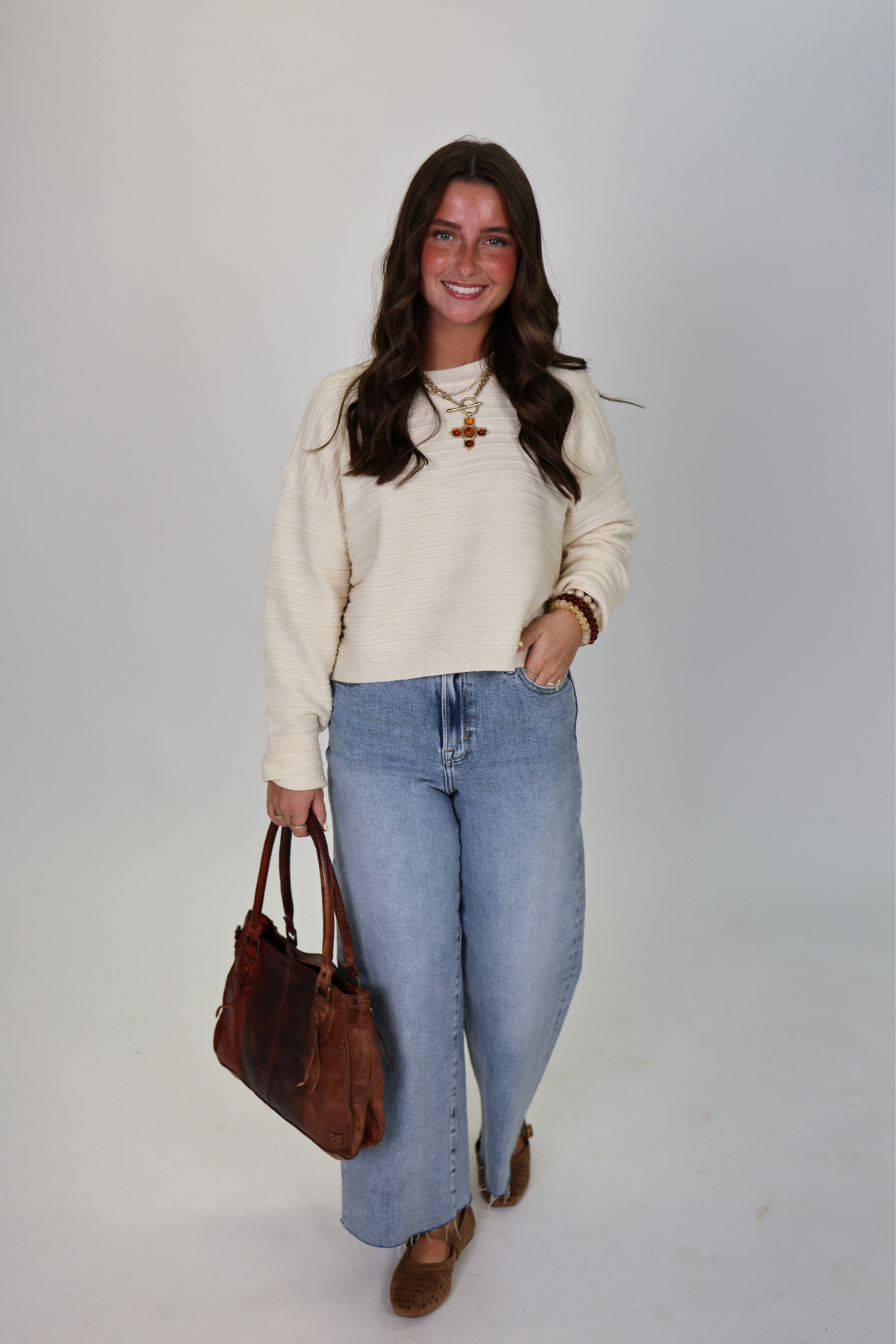 Simply Yours Cream Sweater