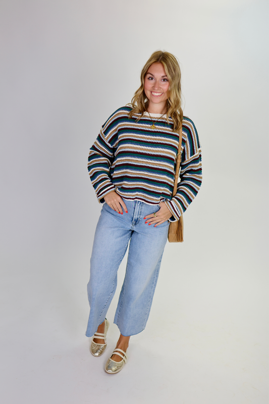 Straight To It Sweater