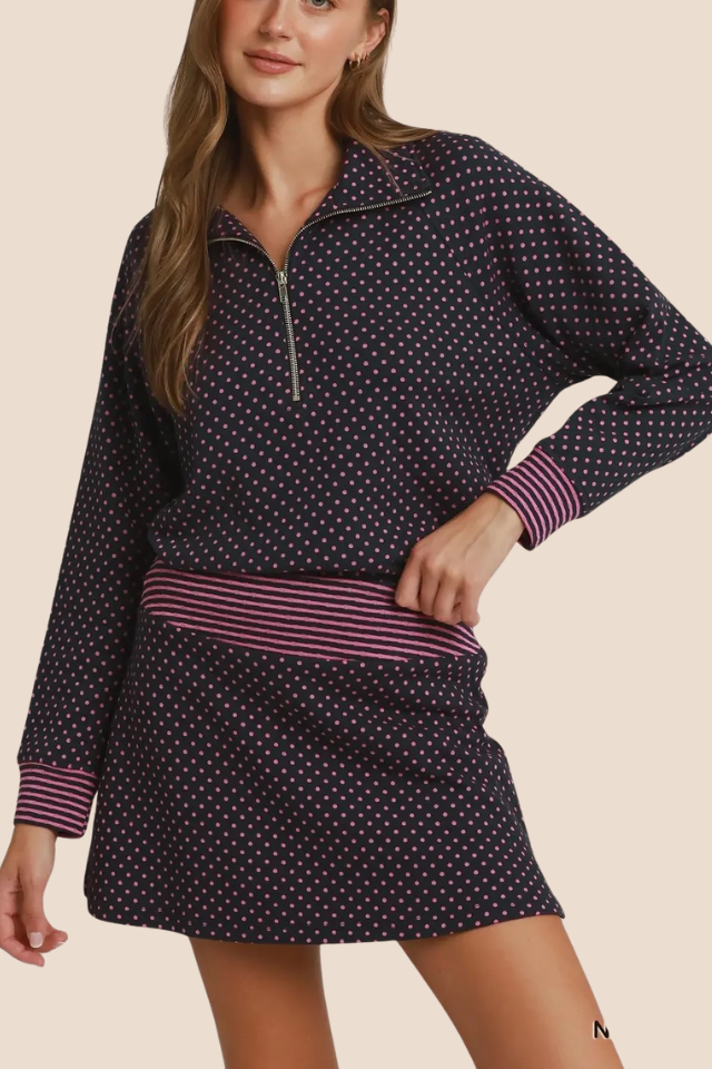Vintage Match Point Navy Set