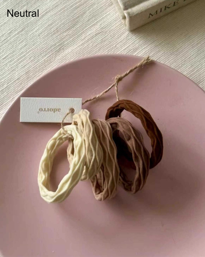 Wavy Hair Ties Set