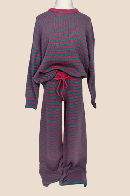 Cozy Days Red Sweater Set