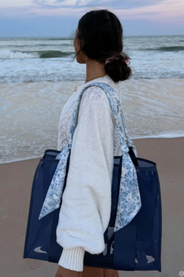 Jelly Something Navy Twilly Tote Bag