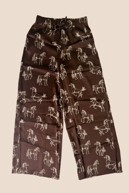 Fancy Horses Brown Pants