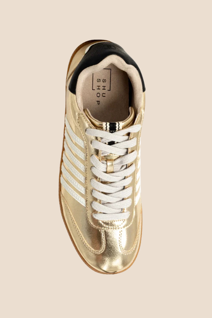 Stevie Light Gold Sneaker