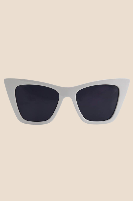 Ashbury White And Smoke Polarized Sunglasses