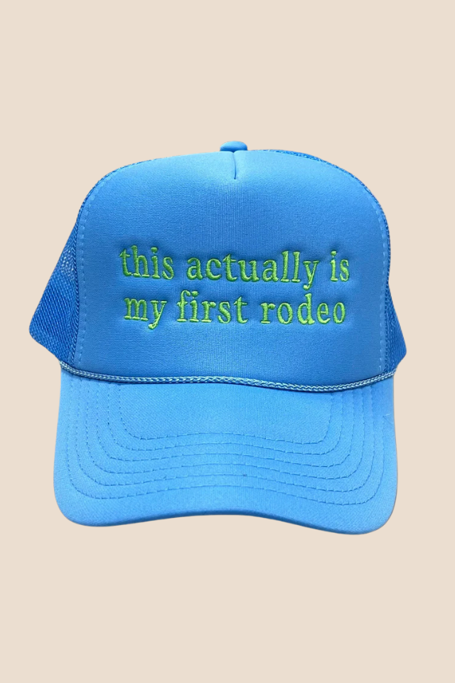 My First Rodeo Blue Cap