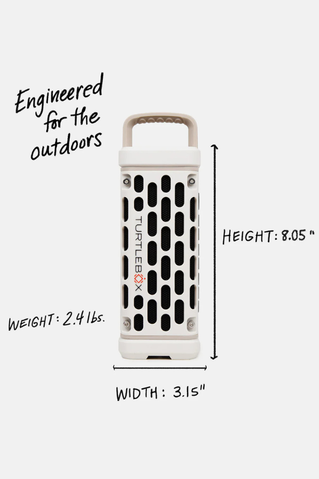 Turtlebox Ranger Waterproof Ivory Speaker