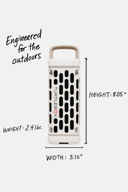 Turtlebox Ranger Waterproof Ivory Speaker