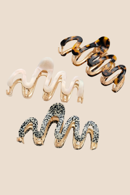 Willow Large Neutral Metal Hair Clip