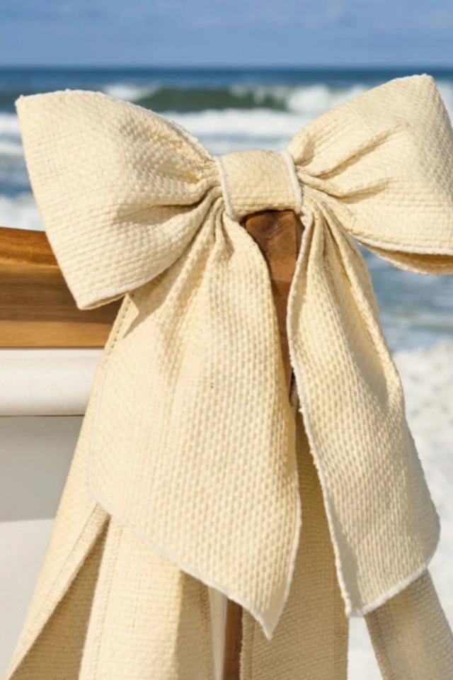 Jelly Rafia Bow Tote Bag