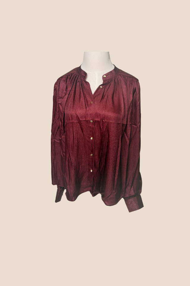 The Emberly Burgundy Top