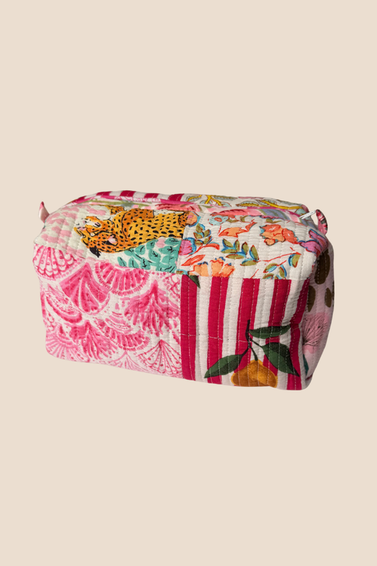 Gather the Flowers Large Cosmetic Bag