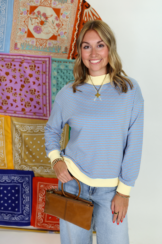 Stripe Scene Sweatshirt