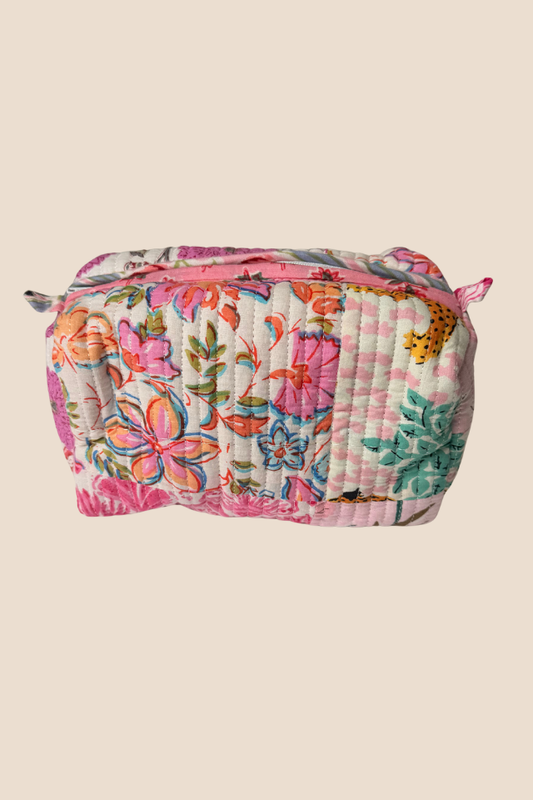 Gather the Flowers Medium Cosmetic Bag