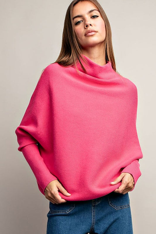 Never Far Hot Pink Sweater