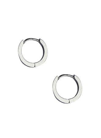 Minimalist Silver Mini Earrings