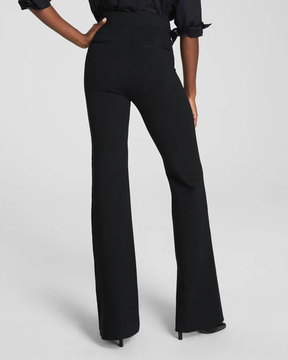 SPANXsupersmooth PerfectFit Ponte Classic Black Flare Pant