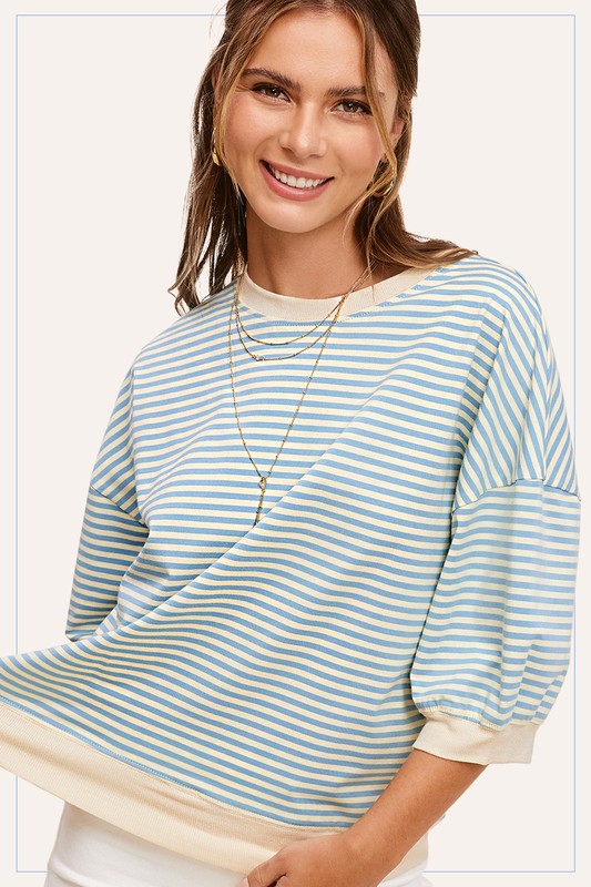 Oasis of Calm Blue Top