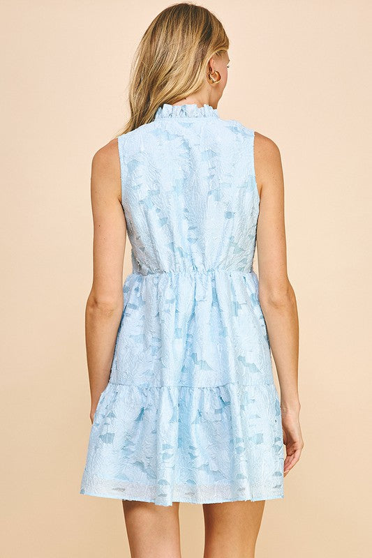 Blossom Boulevard Blue Dress