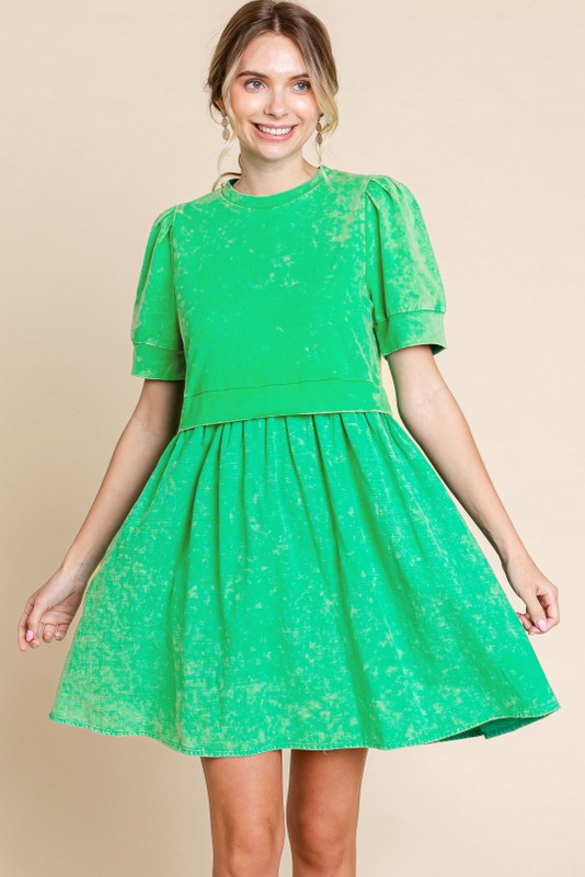 Take Your Lead Kelly Green Dress