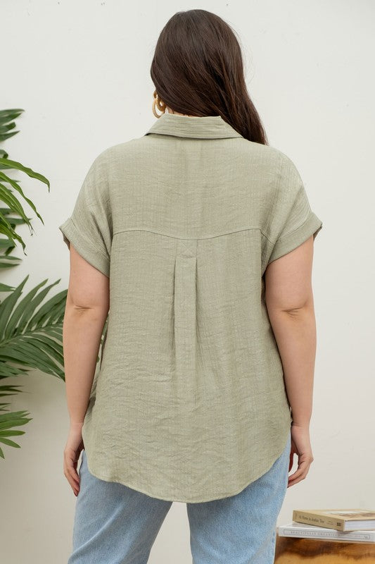 Try to Resist Light Olive Top