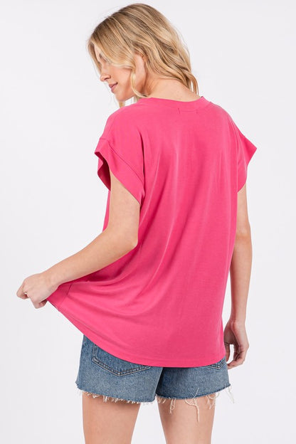 Find Your Voice Hot Pink Top