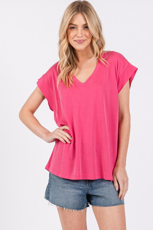 Find Your Voice Hot Pink Top