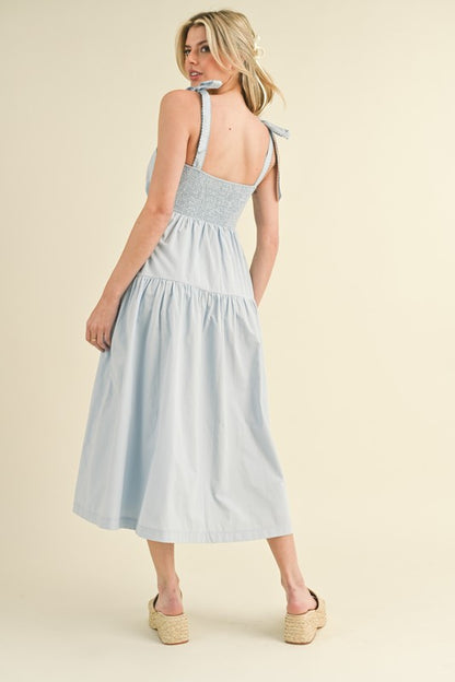 Serene Stunner Midi Dress