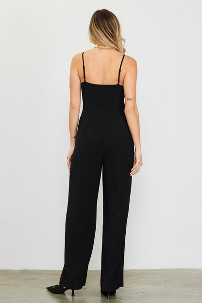 Nightfall Elegance Black Jumpsuit