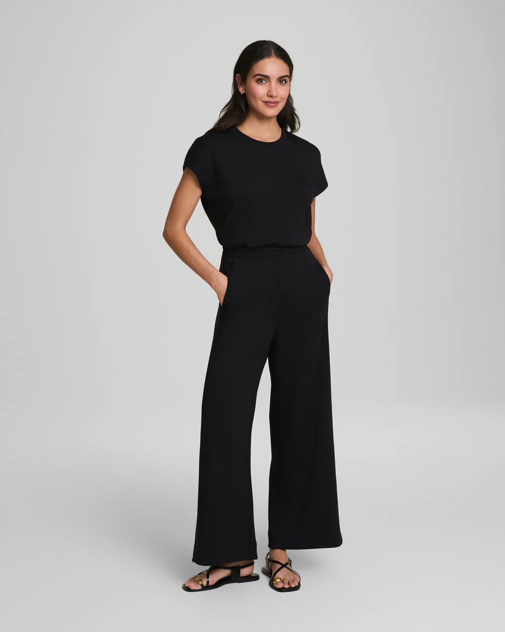 AirEssentials Cinched Very Black Jumpsuit