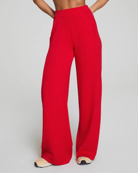 AirEssentials Wide Leg Red Track Pant – Ribbon Chix