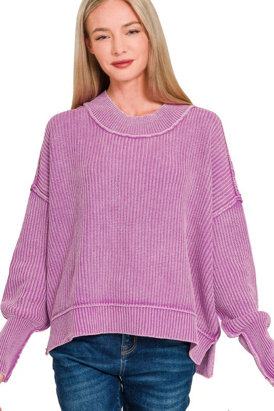 Last Call Violet Sweater