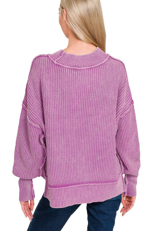 Last Call Violet Sweater