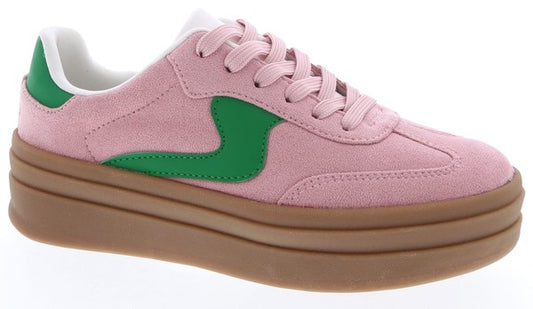 Shelby Pink Sneakers