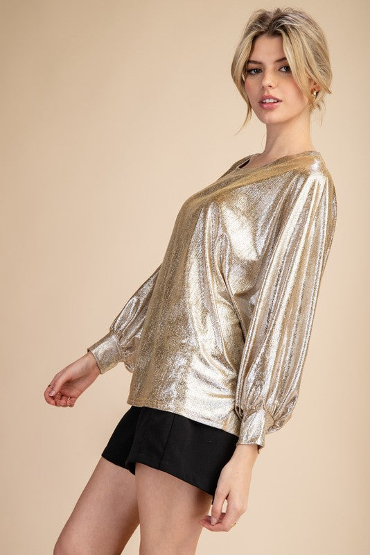 Midnight Glitz Top