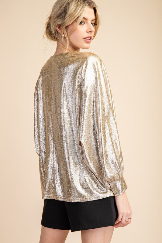 Midnight Glitz Top