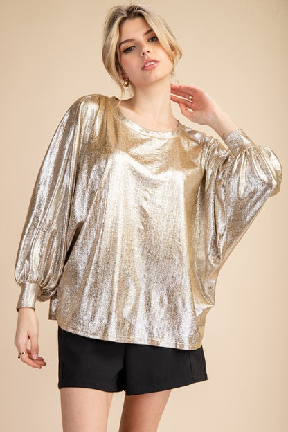 Midnight Glitz Top