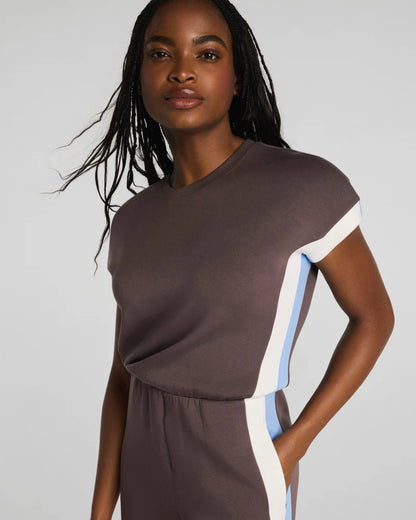 AirEssentials Colorblock Dark Cacao Stripe Jumpsuit