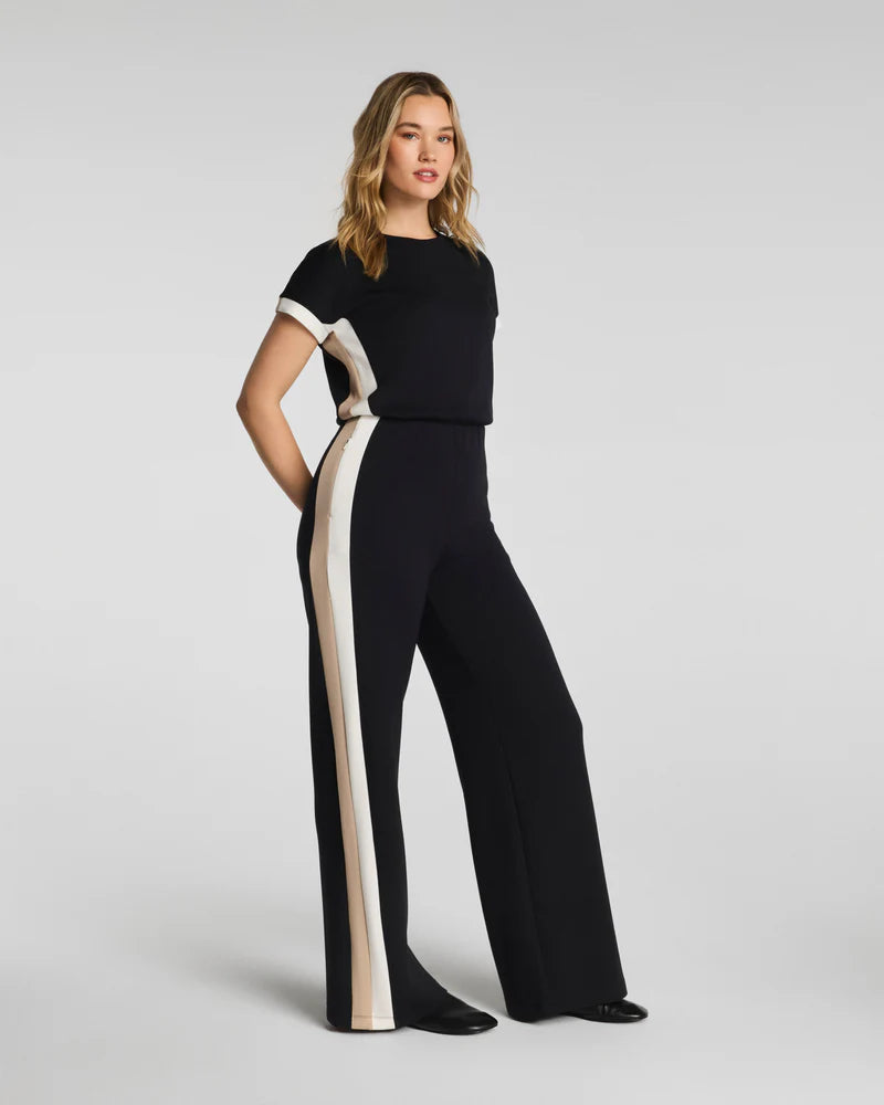 AirEssentials Colorblock Very Black Stripe Jumpsuit
