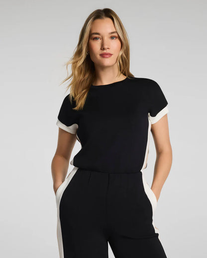 AirEssentials Colorblock Very Black Stripe Jumpsuit