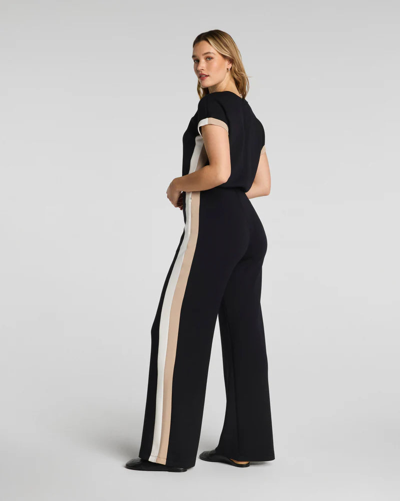 AirEssentials Colorblock Very Black Stripe Jumpsuit
