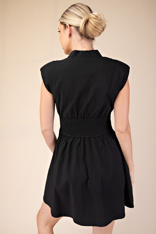 Shift in Perspective Black Dress