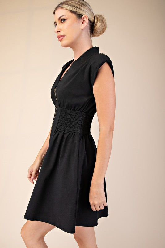 Shift in Perspective Black Dress