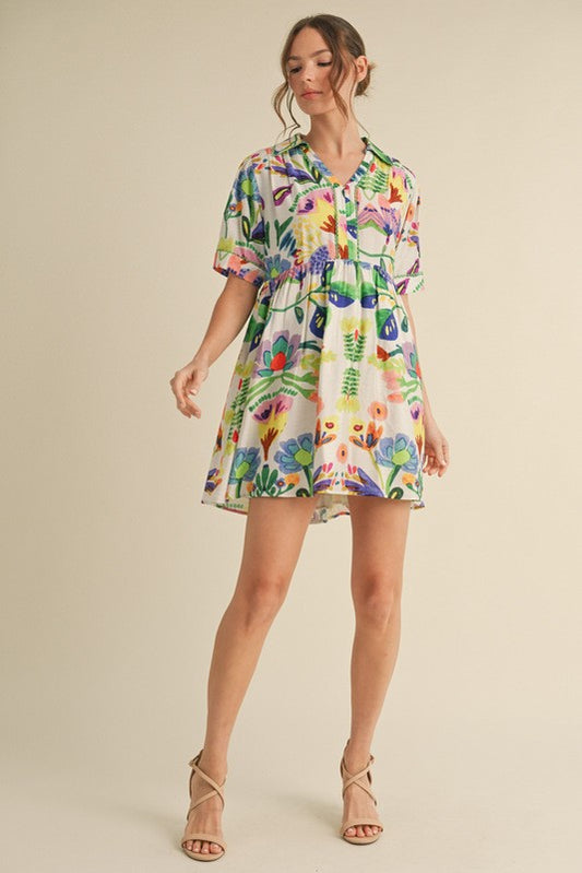 Vivid Vines Dress