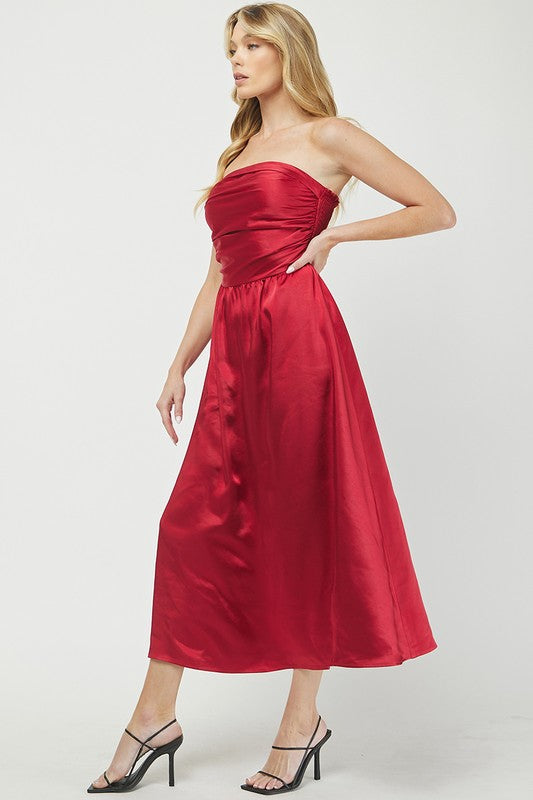 Always On Point Burgundy Dress