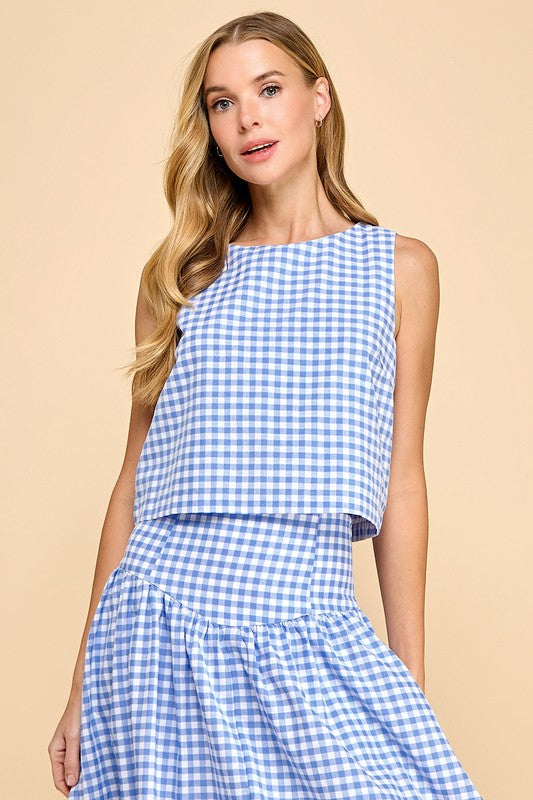 Checkmate Chic Top