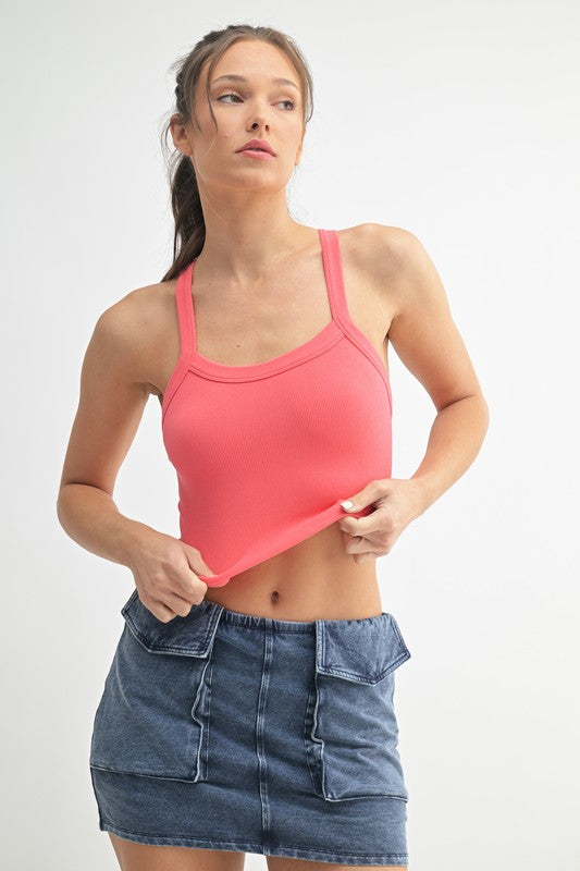 Easy Move Coral Top