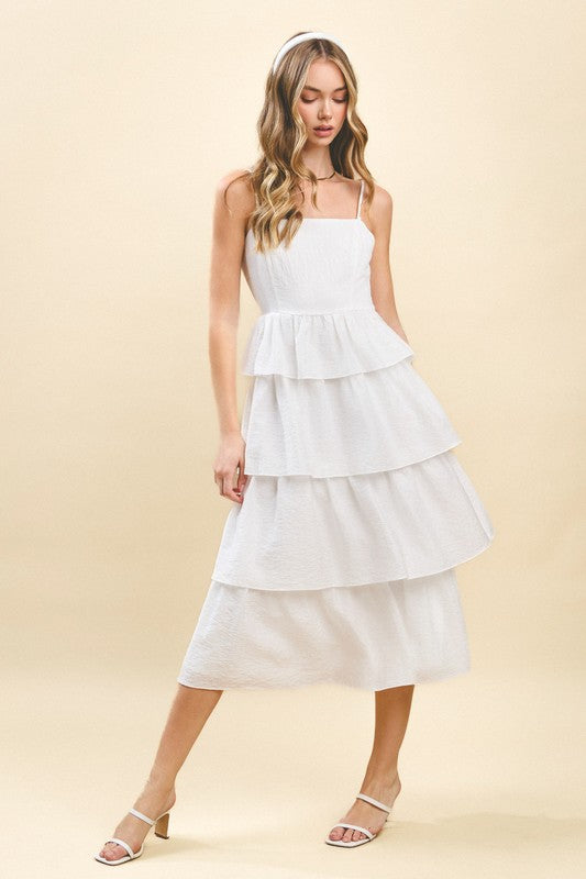 Life Can Surprise White Dress